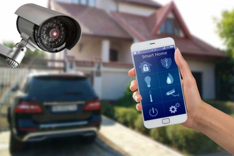 Security Camera And Smart Home Application For Home Security